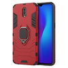 Slim Armour Tough Shockproof Case / Finger Ring Holder for Oppo R17 - Red